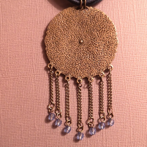 Bronze tone pendant on cord 🔥🧱 - Picture 6 of 6